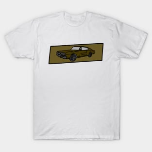 muscle cars vintage retro illustration T-Shirt